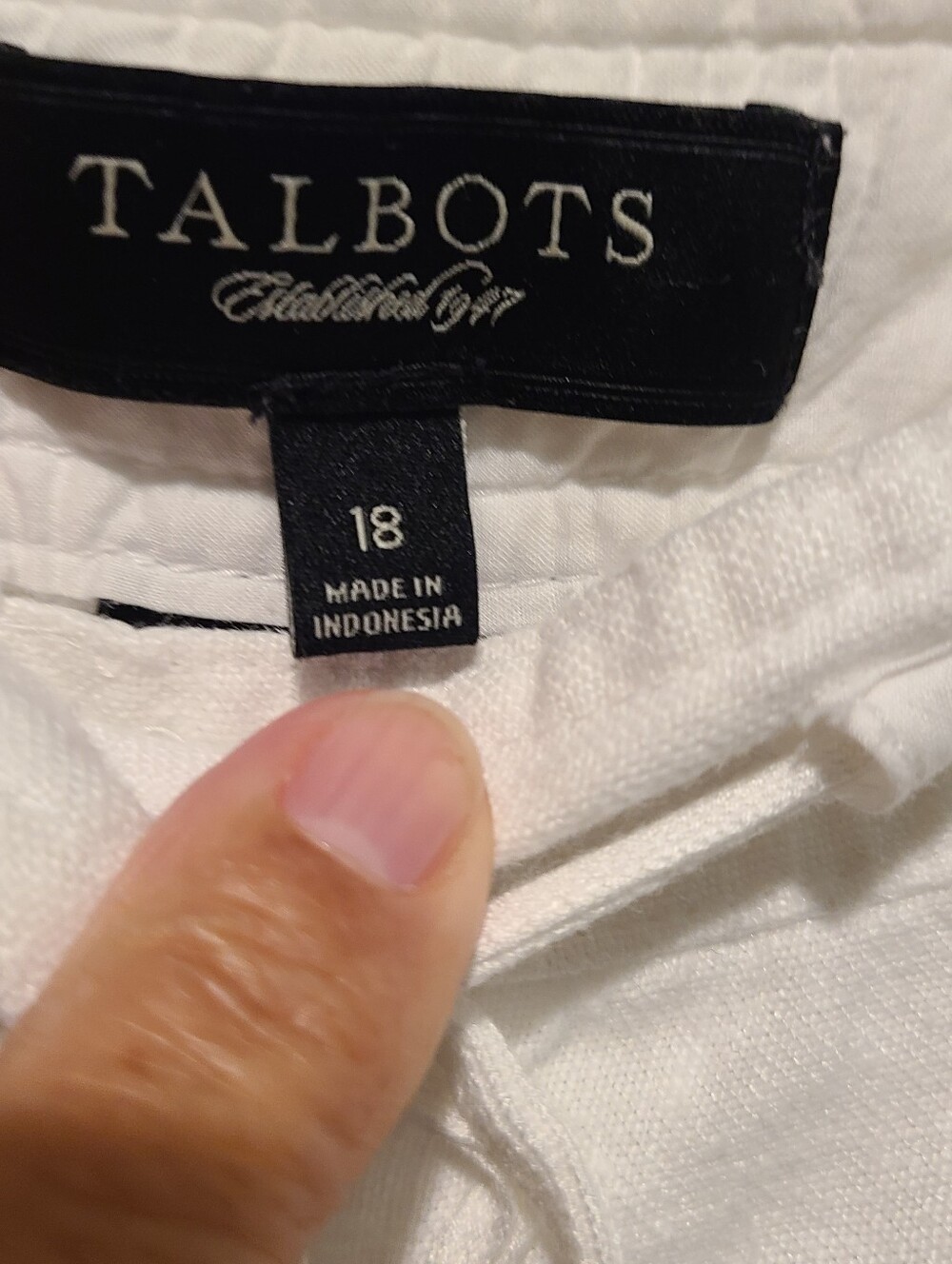 100% Linen Cropped Pants - Picture 4 of 4